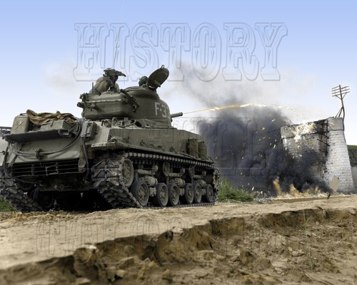 A3r3 sherman tank - sherman, with