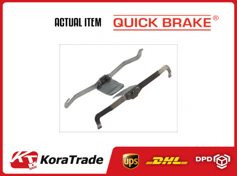 Brake pad fitting - fitting, rear